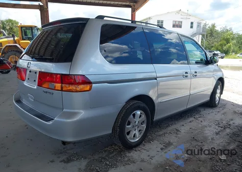 2003 Honda Odyssey Ex-L z USA, uszkodzony, nr VIN 5FNRL18933B087714